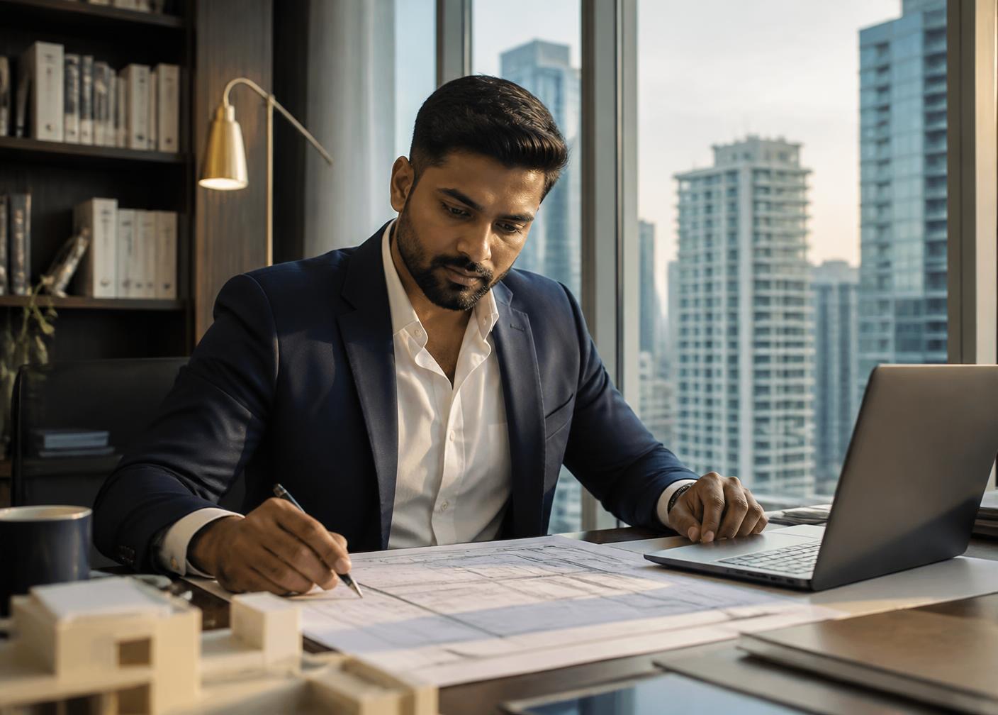 A property entrepreneur building a digital-first real-estate business